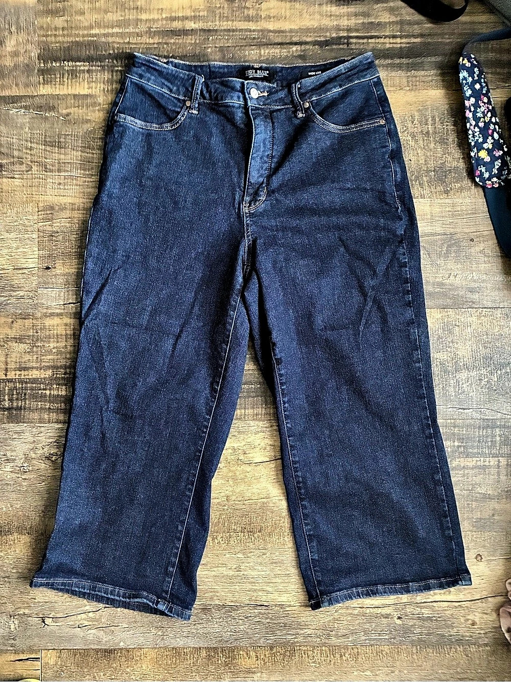 Judy Blue Wide Leg Jeans Blue Size 16W Like New